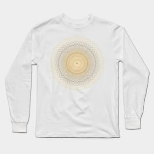 Mandala Golden Circles Long Sleeve T-Shirt